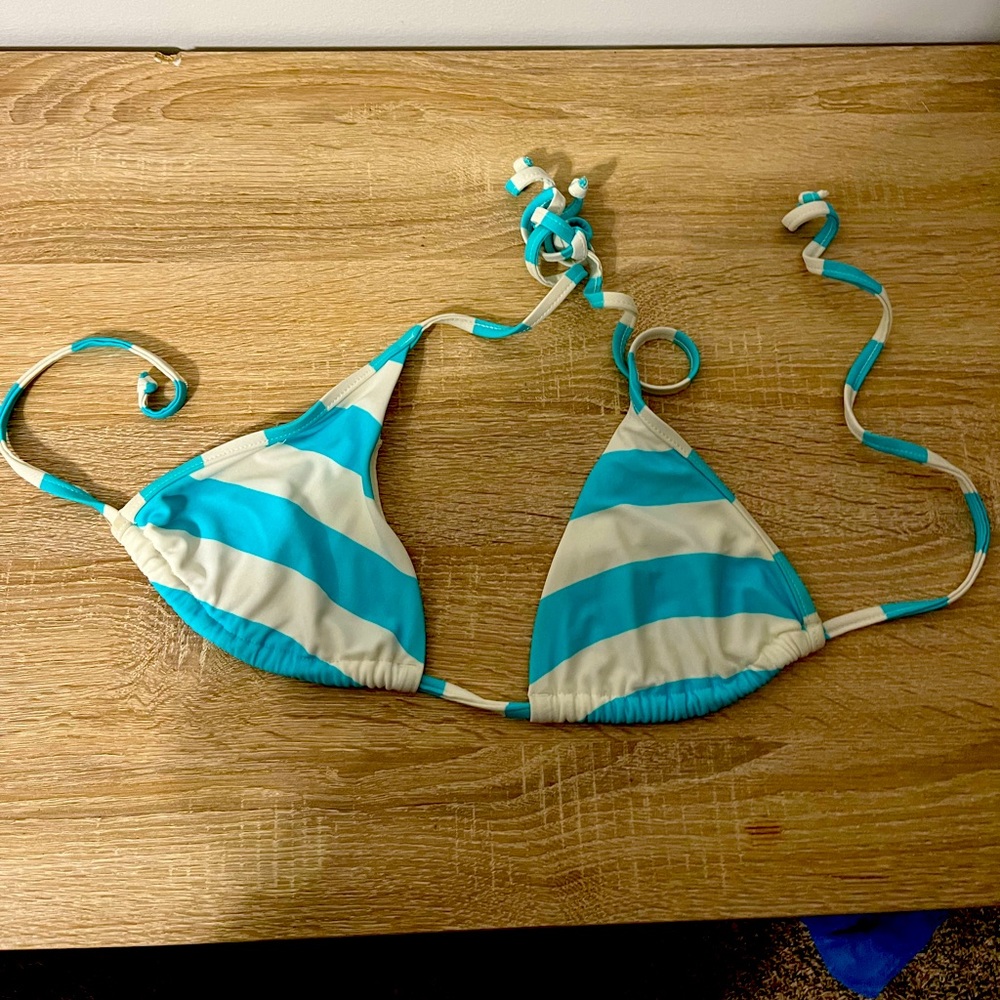 Stripped bikini top